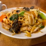 南海飯店 - かたい焼ソバ