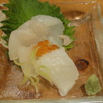 おばた - 徳島産マトウ鯛昆布〆＆北海道産アオリ烏賊