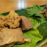 おばた - マトウ鯛肝とハラコ旨煮