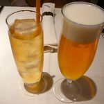 カンブーザ - 【生ビール】と【アップルタイザー】で乾杯！2012/11
