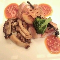 レシピ - 豚肉はややレアでやわらか。マスタードのソースが美味しかった♪