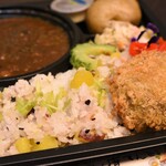 とん唐てん - カツカレーカツカレー弁当