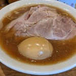 煮干し中華そば 一剣 - 中華そば + 煮玉子