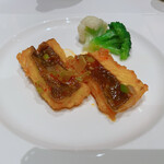 中国飯店 麗穂 - ヒラメの四川風豆板醤炒め