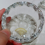 中国飯店 麗穂 - 手洗いの水