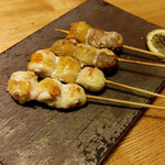 菜な - 天草大王(串焼)もも・むね各2本ずつ　1300円