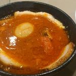 つけ麺 五ノ神製作所 - 海老トマトつけ麺全部入り