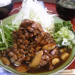 きりん亭 - マンゴーカットとんてき定食