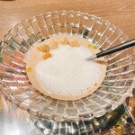 ビズ - 前菜 栗のスープ