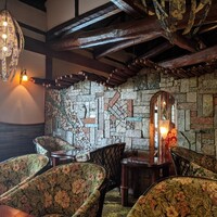 横浜うかい亭 - デザートをいただくスペース