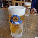 川豊別館 - キンキンの生ビール