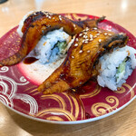 回転寿し トリトン - 【2021年09月】ニクソンロール＠363円(込)。