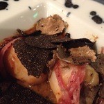 CONEXTION - 北海道産ホタテ貝柱のポワレ サマートリュフスライス添え（￥1700）