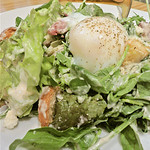 ワイアードカフェダイニングラウンジ - 半熟卵のシーザーサラダ