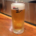 やきとり 正や - 熟撰生ビール