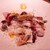 ラス - 料理写真:⚫「富士鶏のロースト　シーザースタイル  マッシュルームソテー  クルトン  赤ワインと半熟卵のソース」