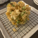 太閤 - 枝豆とコーンのかき揚げ