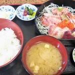 ほりぞえ - お刺身盛合せ定食1,700円