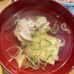 廻鮮寿司 塩釜港 - 白子汁