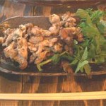 山の寺 邑居 - 地鶏のいりやき：680円