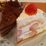 Fujiya Resutoran - チョコ生ケーキ　イタリアンショート