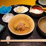 日本料理 「さくら」  - 里芋のキノコ餡かけ