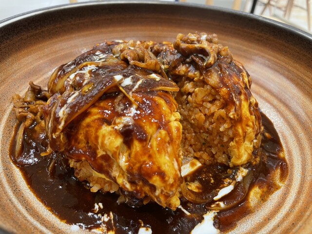 by tabelogdesu : おむらいす亭 兵庫あまがさきキューズモール店