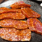 くわはた - ハラミ・サガリ盛り合わせ