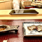 青空 - 秋刀魚焼きと肝醤油