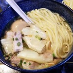 塩そば専門店 桑ばら - 塩雲呑つけそば