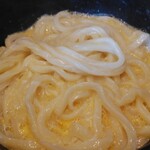 うどん万福 - 釜玉うどん