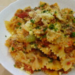 ジューダバレリーノ - 合い挽きﾐﾝﾁときのこのﾄﾏﾄｿｰｽ