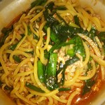 ファミリーマート - 料理写真:ニラ増しにしたレンチン後(*´艸`*)麺は中華麺♫