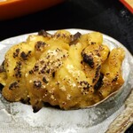 冨久寿司 - ウニアワビ焼き