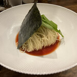 創作麺工房 鳴龍 - 坦坦つけ麺　1,000円（麺少なめ）