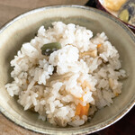 蕎麦切 ゆる里 - 山菜ご飯