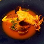 リストランテ ラ ソリア - 真鯛と魚介のスープ仕立て（2021.9）