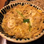 亀鶴庵 - セットの親子丼