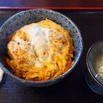 Tsubakiya - ランチセットのかつ丼