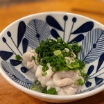 天史朗鮨 - 白子（塩ネギで）