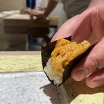 島津 - 雲丹手巻き
      徳島のなごり雲丹。