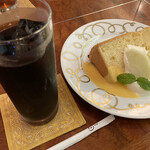 Kurakissakyou - 日本酒のシフォンケーキとコーヒー