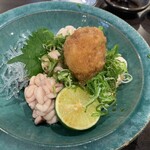 海鮮料理と酒 いくひさ - たら白子ポンズ