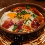 Osuteria e baaru jeno - 卵と野菜の土鍋焼
