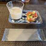 古福 - 前菜と甘酒