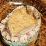 緑水亭 勝浦別館 翠海 - 鮑　酒蒸し前