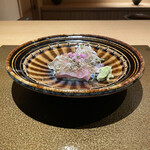 日本料理FUJI - 黒ムツ炭炙り削り昆布乗せ