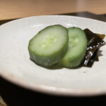 日本料理FUJI - 胡瓜漬けと昆布の佃煮