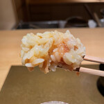 日本料理FUJI - 伊豆有精卵と鰹節のTKG    