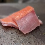 鮨みやもと - 金目鯛の昆布〆（ほんのりと昆布の旨味）